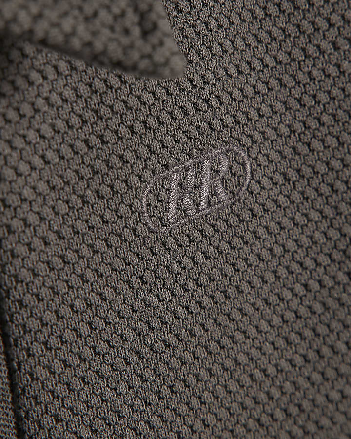 Mini Boys Grey Textured Jacket 3 Piece Set