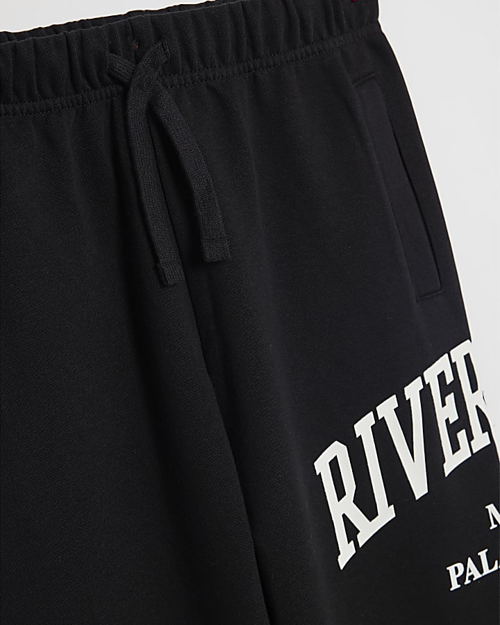 Boys Black RI Sweatshirt And Joggers Set