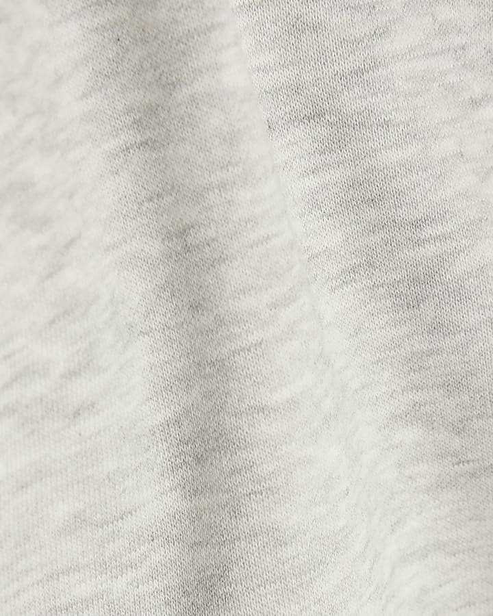 Boys Grey River Island Colour Block Hoodie