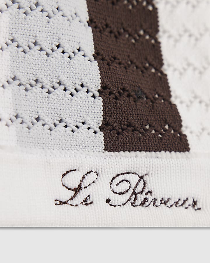 Mini Boys Blue Stripe Polo Shirt