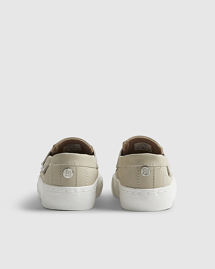Mini Boys Beige Loafers