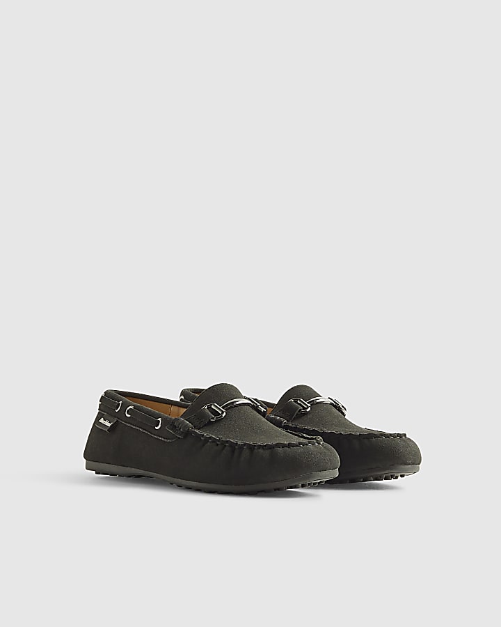 Boys Black Snaffle Loafers
