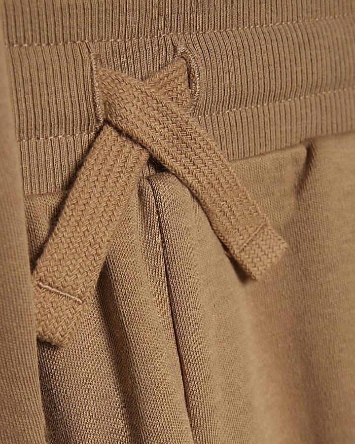 Boys Beige Essentialism T-Shirt Set