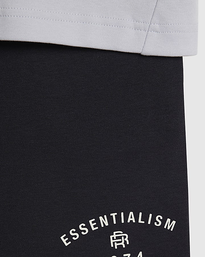 Boys Blue Essentialism T-Shirt Set