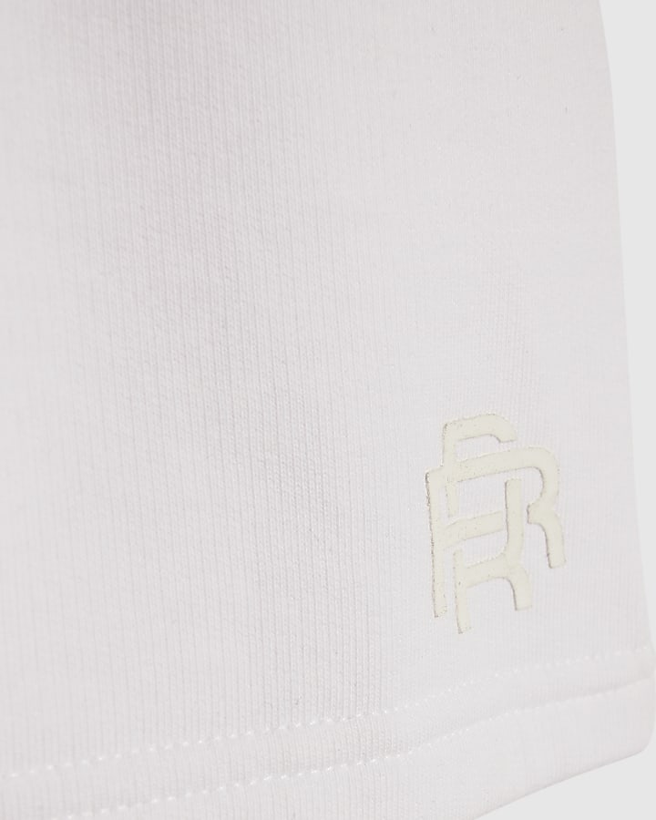 Mini Boys Black RR Shorts Set