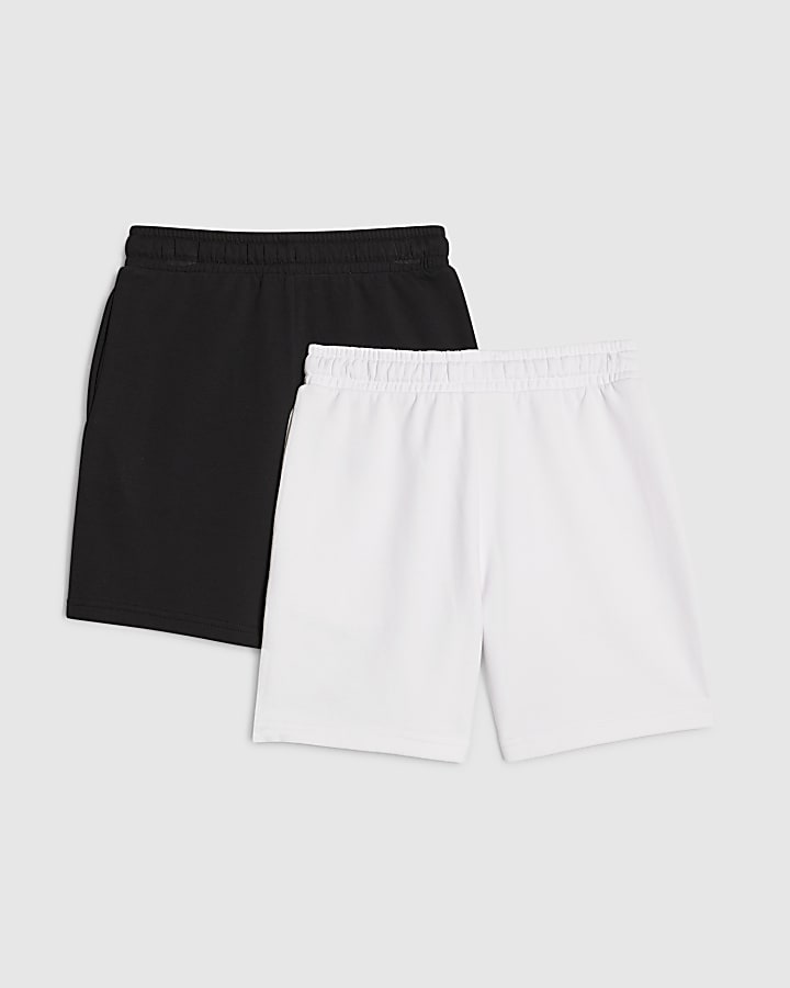 Boys Black RR Shorts Set