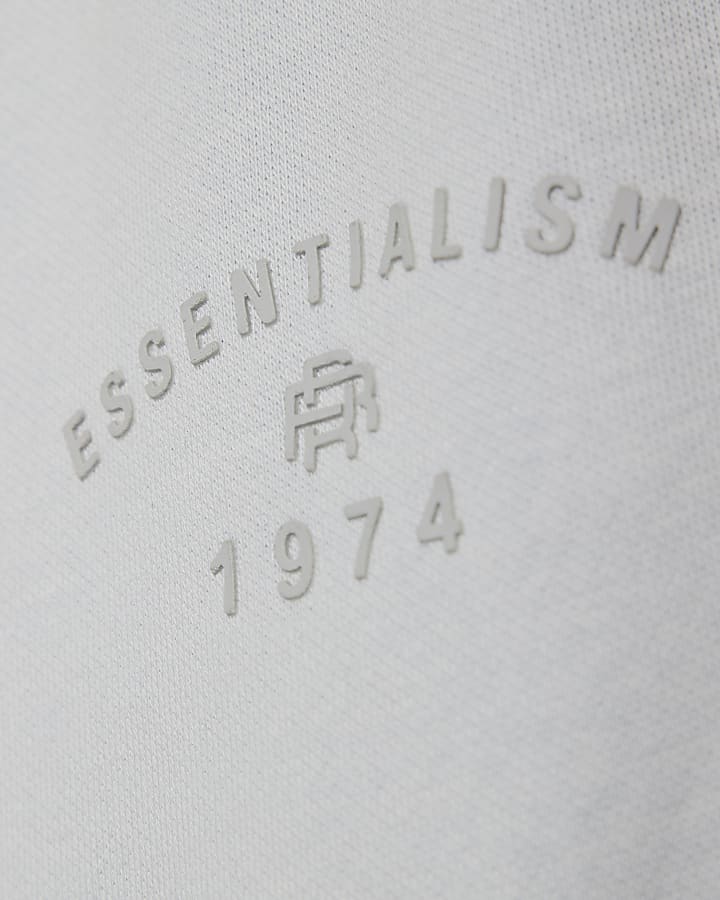 Mini Boys Blue Essentialism Hoodie Set