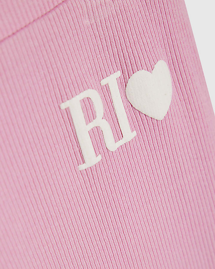 Girls Black T-Shirt And Leggings Set