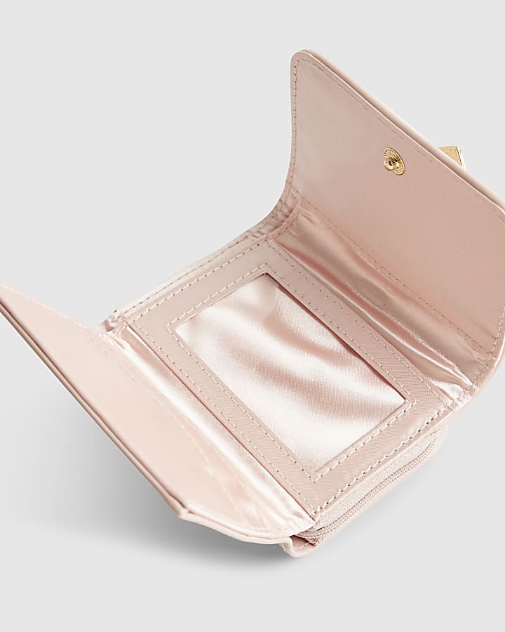 Girls Pink Monogram Purse