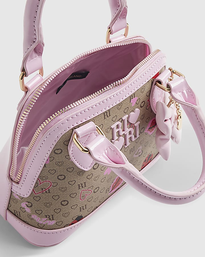 Girls Brown Lips Ladybird Tote Bag