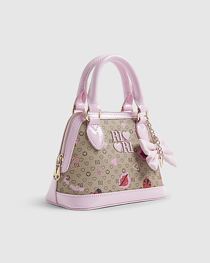 Girls Brown Lips Ladybird Tote Bag