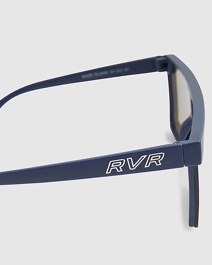 Boys Blue Matte Visor Sunglasses