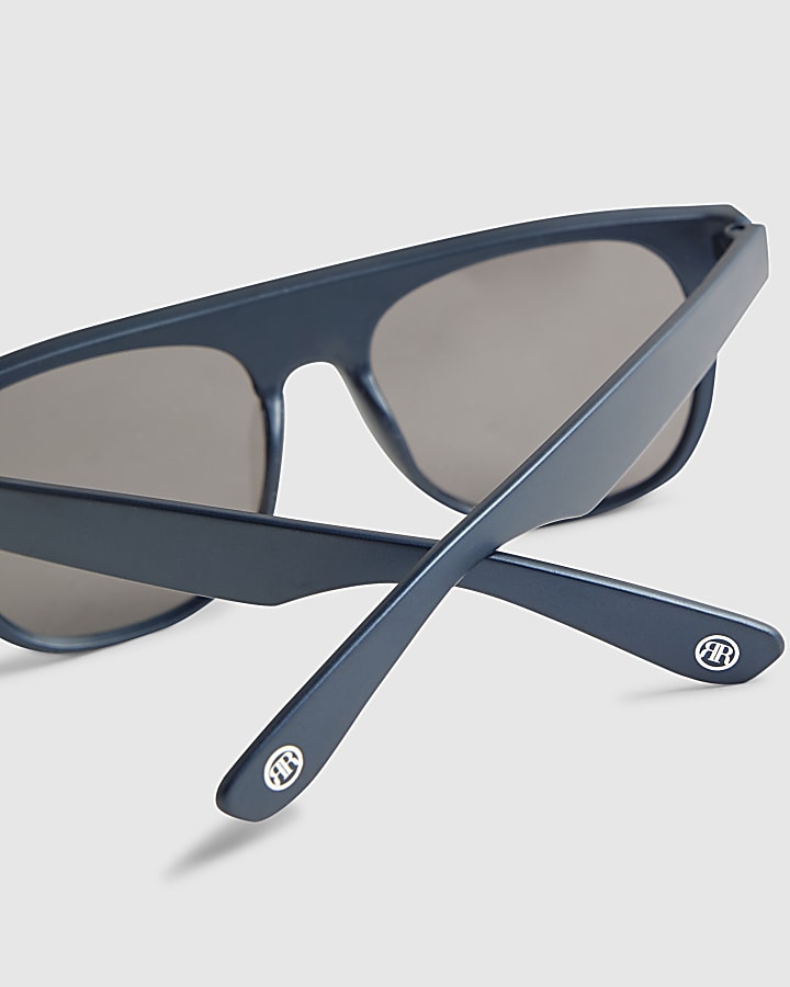 Mini Boys Black Matte Visor Sunglasses