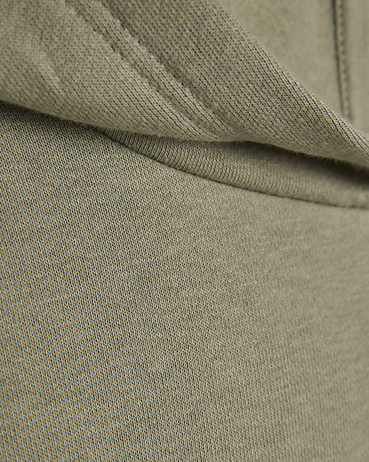 Girls Khaki Iconic Vibes Hoodie Set