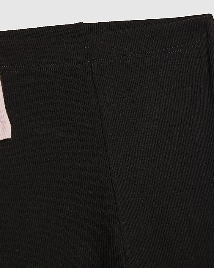 Girls Pink Cherry T-shirt and Kickflare Set