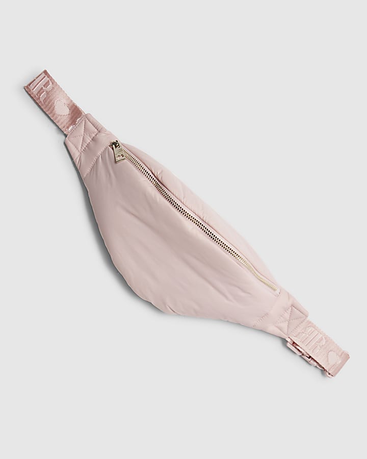 Girls Pink Gilet With Bag Set