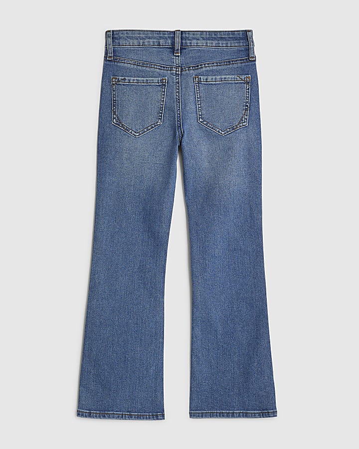 Girls Blue Flared Jeans