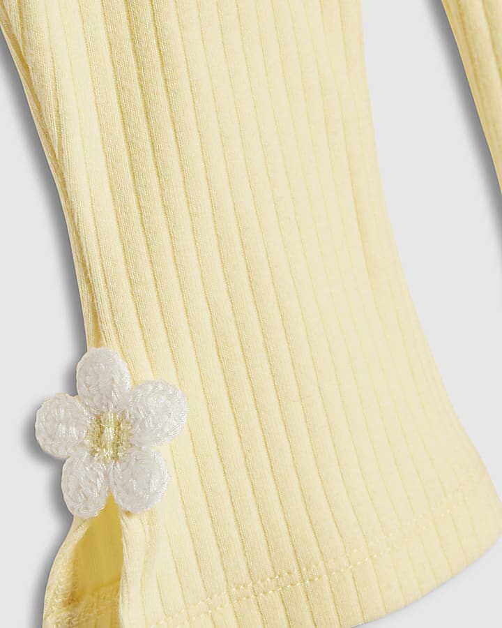 Baby Girls Blue Daisy Gilet Set