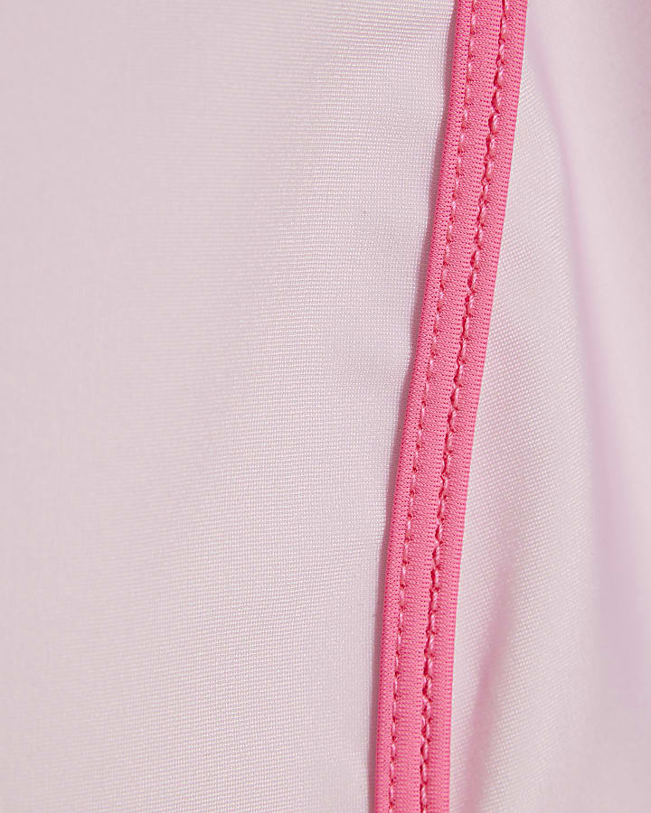 Mini Girls Pink Starfish Swimsuit Set