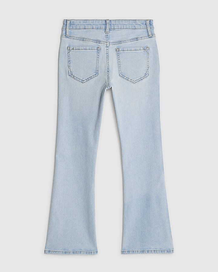 Girls Blue Flared Jeans