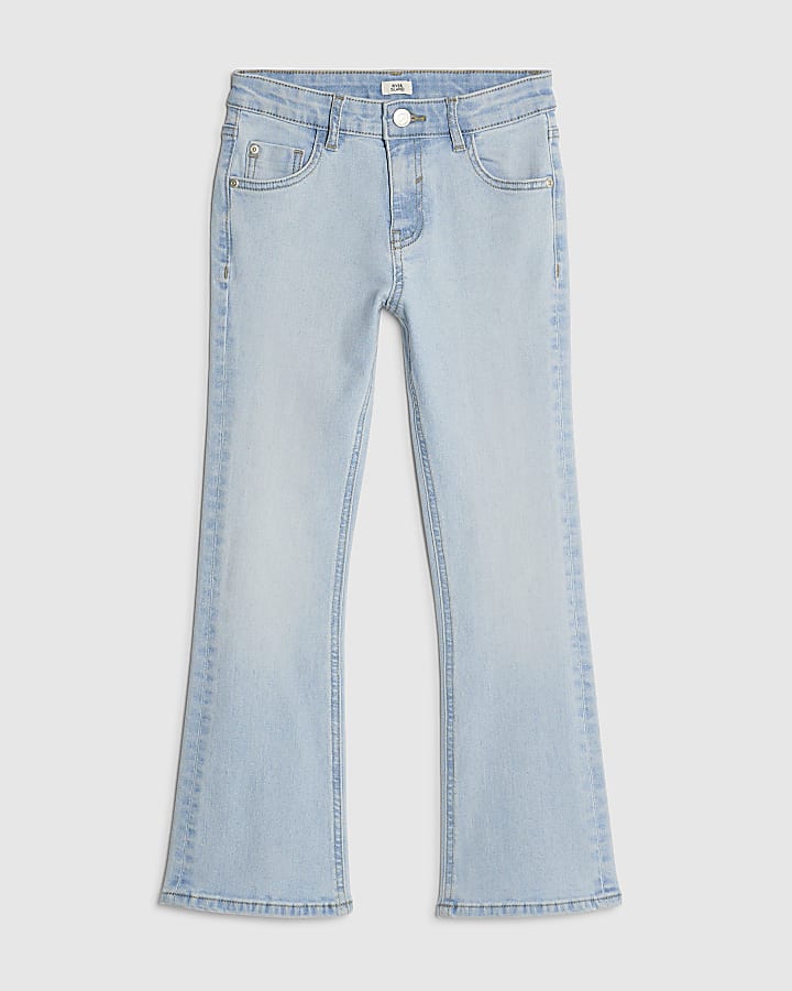 Girls Blue Flared Jeans