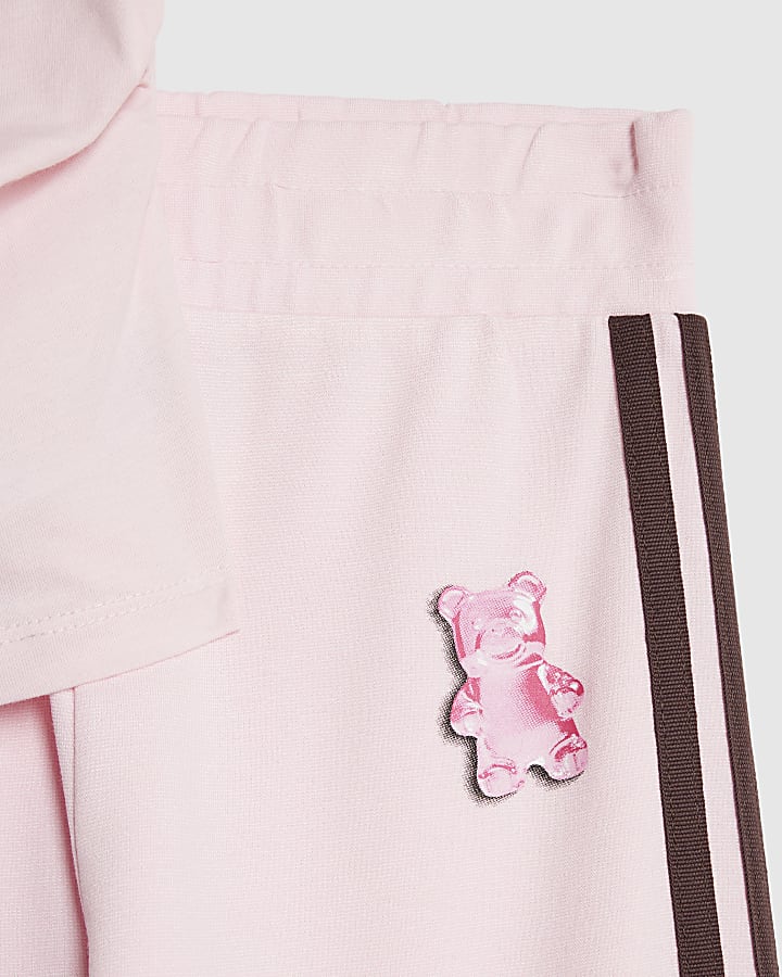 Girls Pink Sassy Queen Tracksuit Set