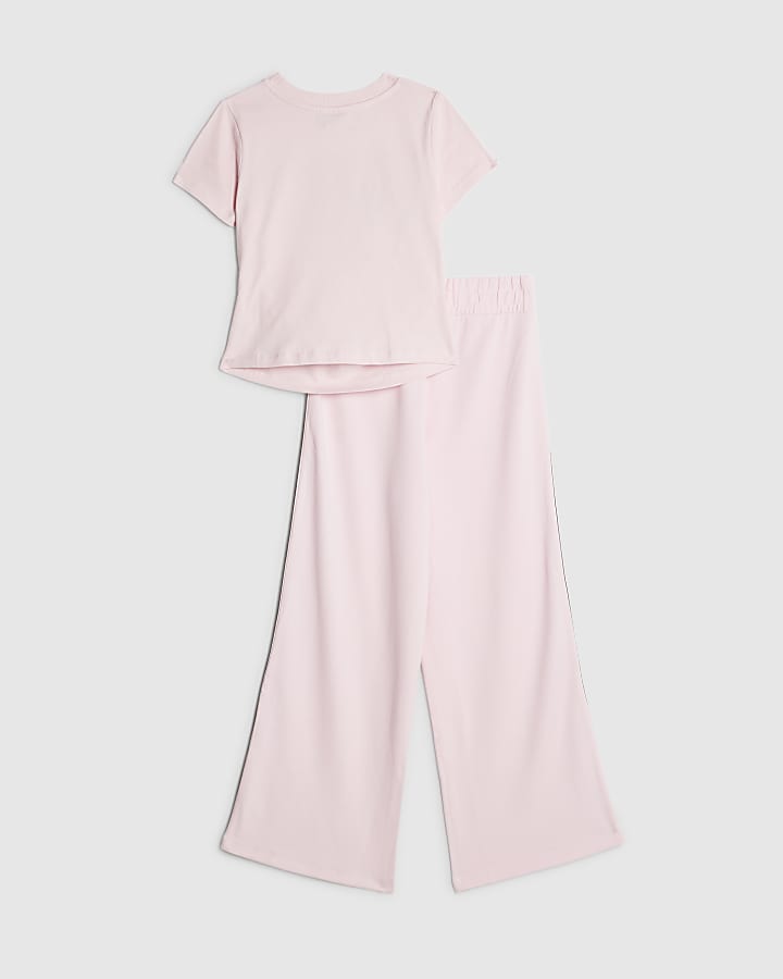 Girls Pink Sassy Queen Tracksuit Set