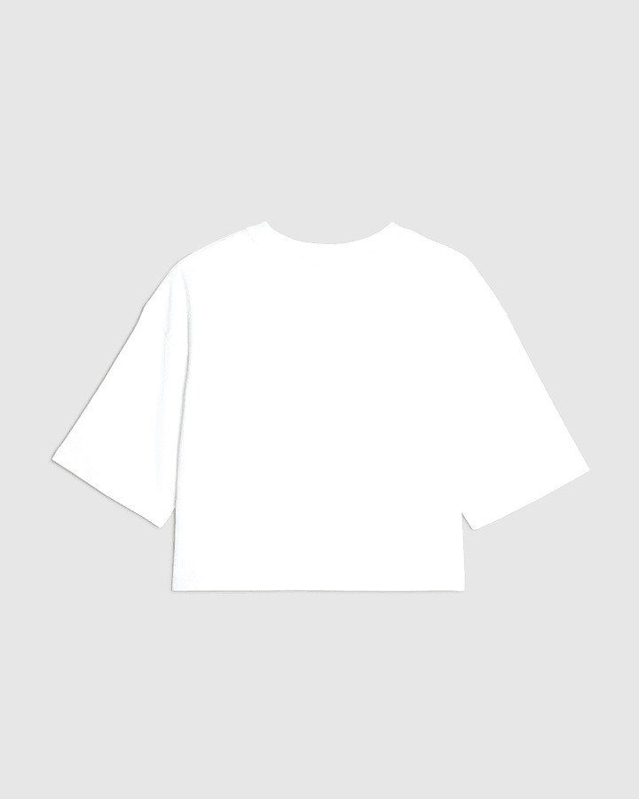 Girls White Love Smile T-Shirt