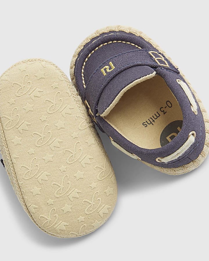 Baby Boys Blue Espadrille Loafers