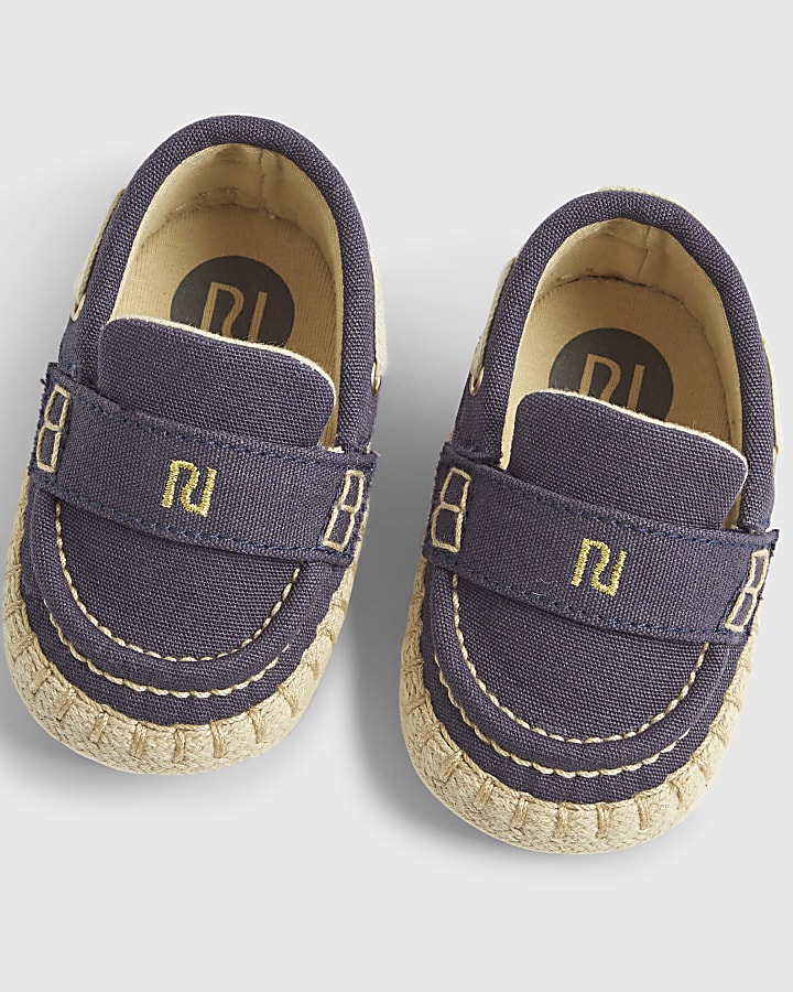 Baby Boys Blue Espadrille Loafers