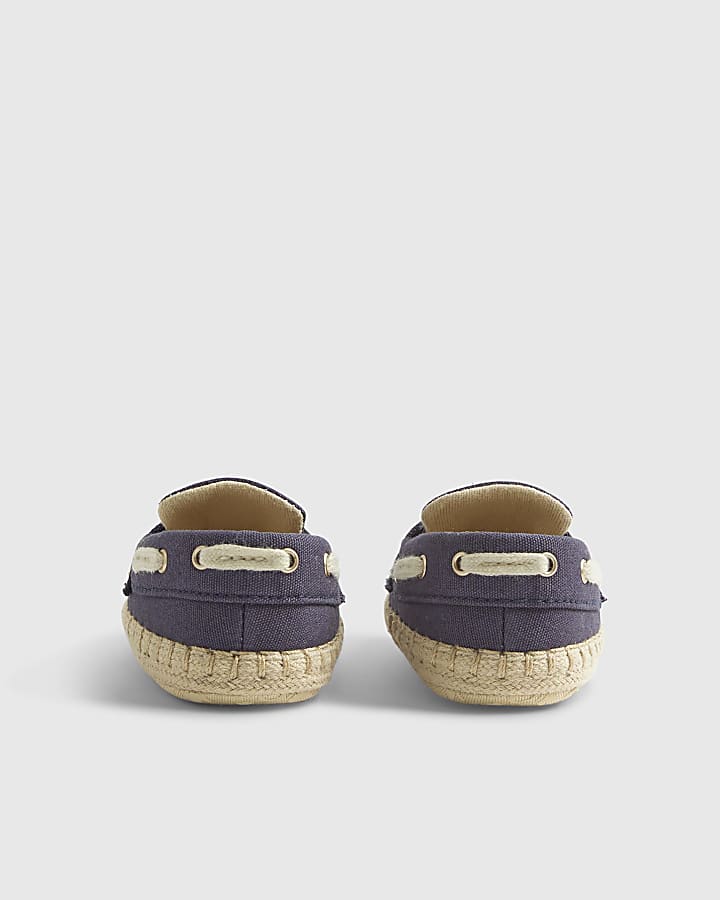 Baby Boys Blue Espadrille Loafers