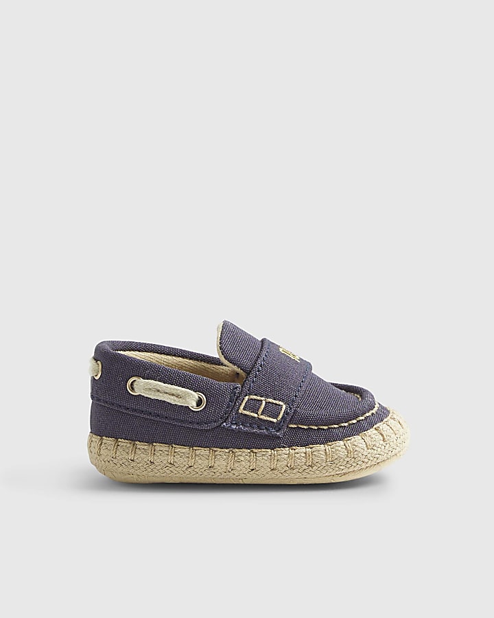 Baby Boys Blue Espadrille Loafers