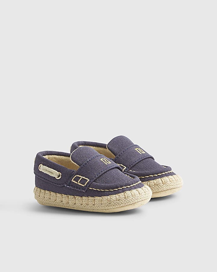 Baby Boys Blue Espadrille Loafers