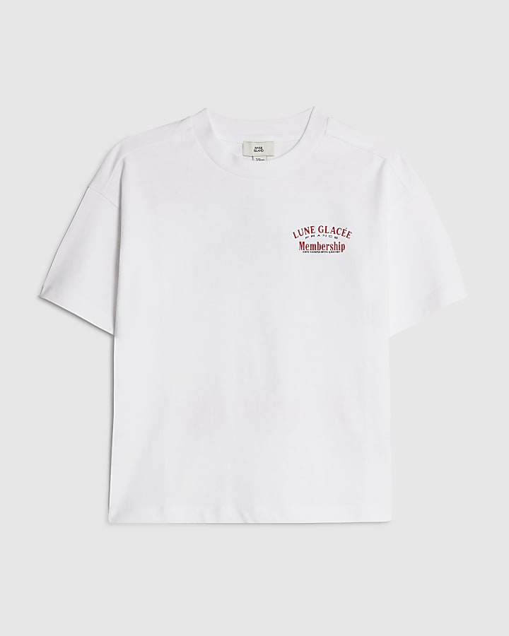 Boys White Polar Bear T-Shirt