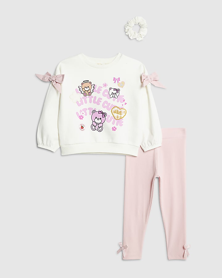 Mini Girls Cream Little Cutie 3 Piece Set