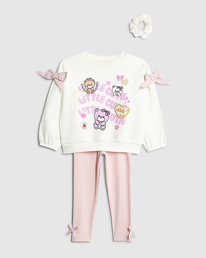 Mini Girls Cream Little Cutie 3 Piece Set