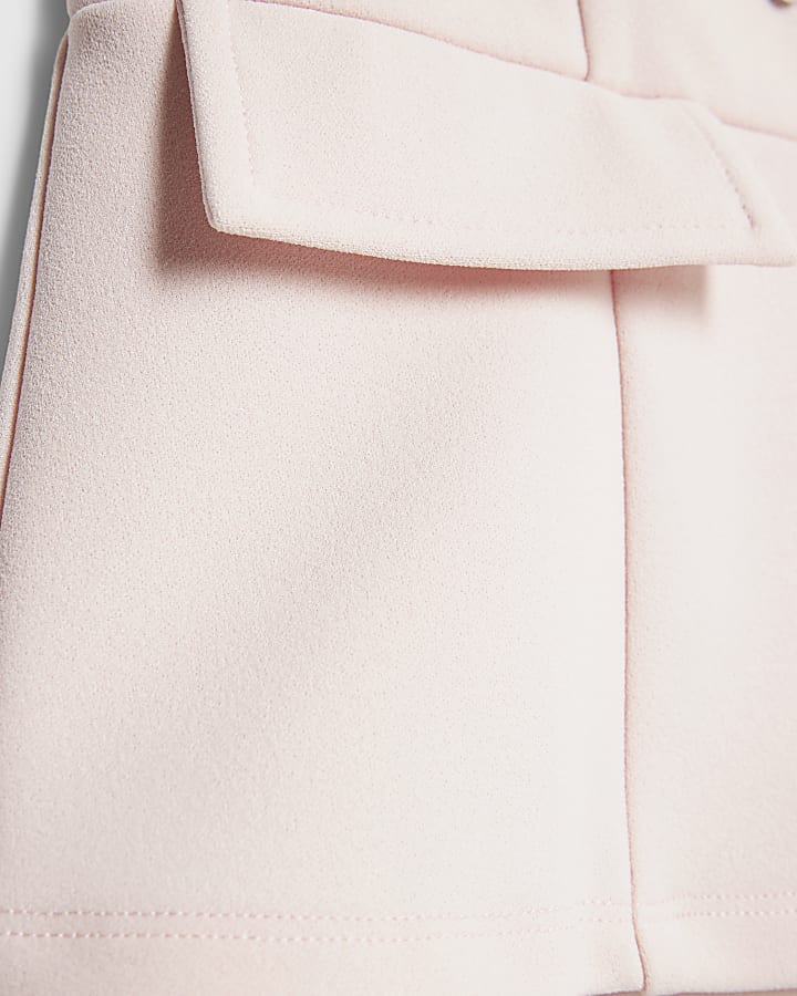 Girls Pink Waistcoat Jumpsuit