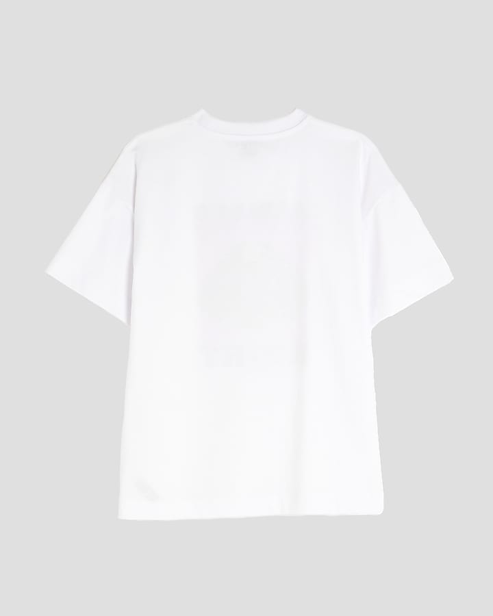 Girls White Always Right Poodle T-Shirt