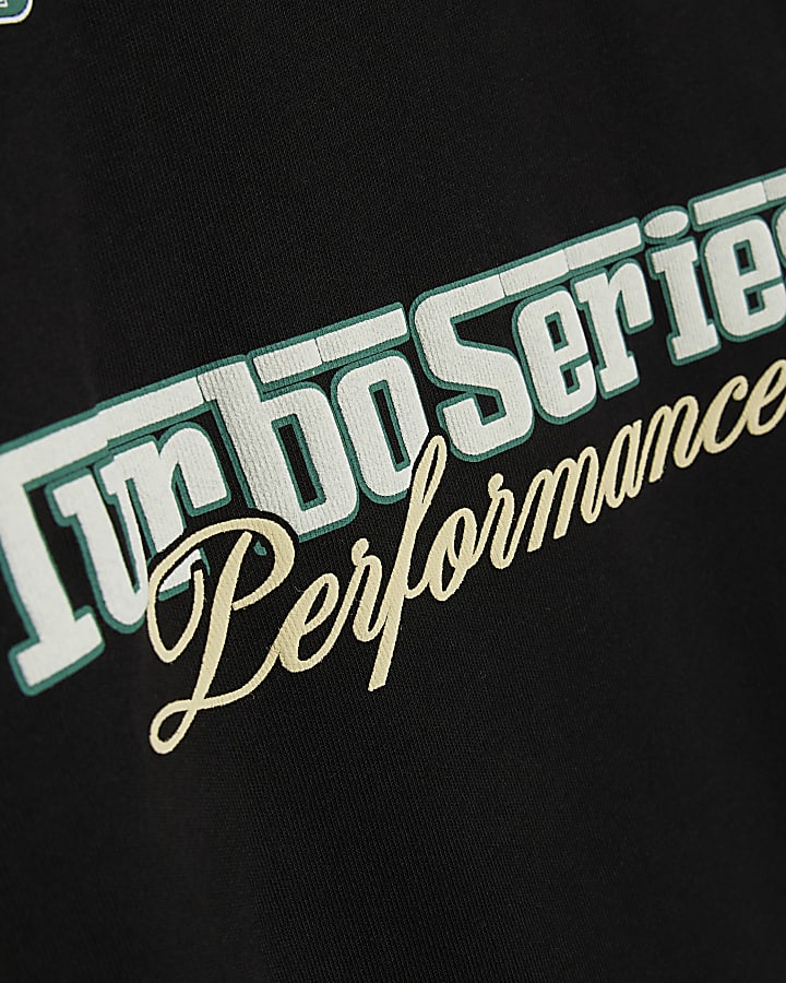Mini Boys Black Turbo Series T-Shirt