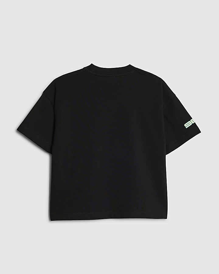 Mini Boys Black Turbo Series T-Shirt