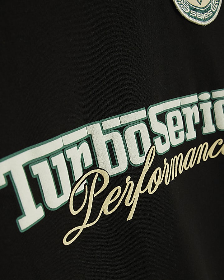 Boys Black Turbo Series T-Shirt
