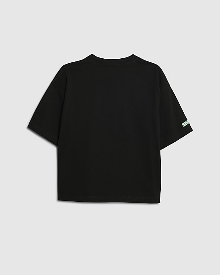 Boys Black Turbo Series T-Shirt