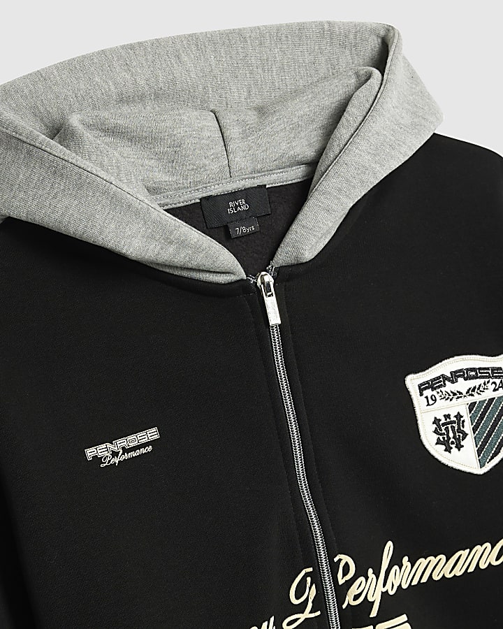 Boys Black Legacy Sports Zip Through Hoodie