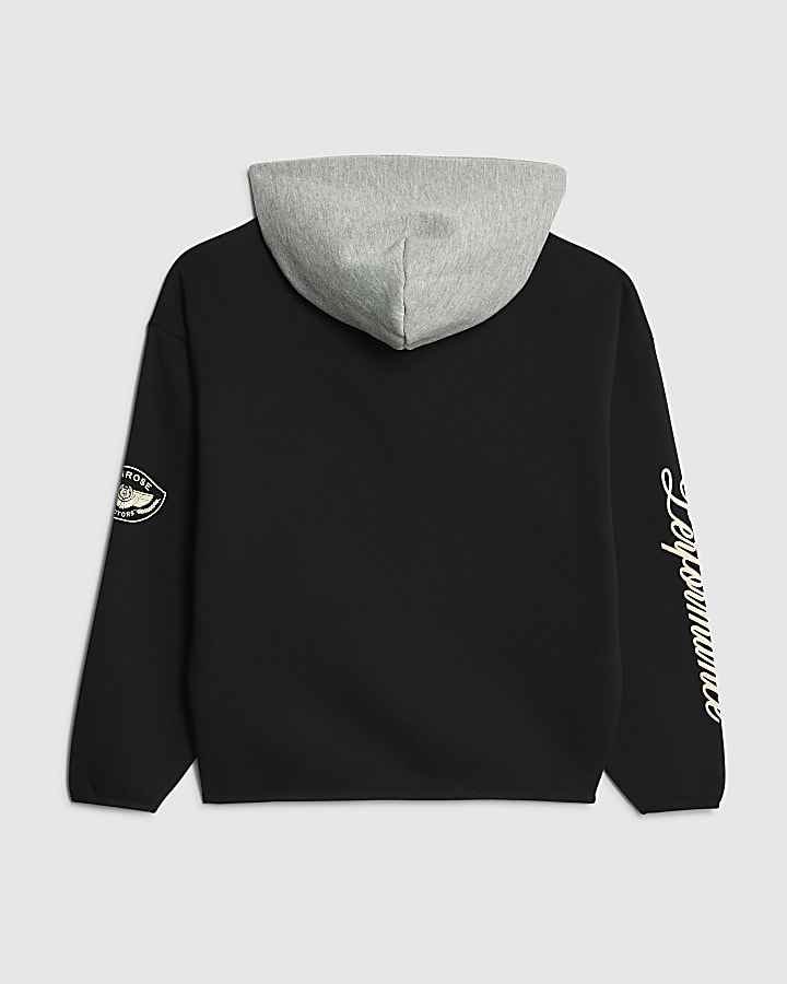 Boys Black Legacy Sports Zip Through Hoodie