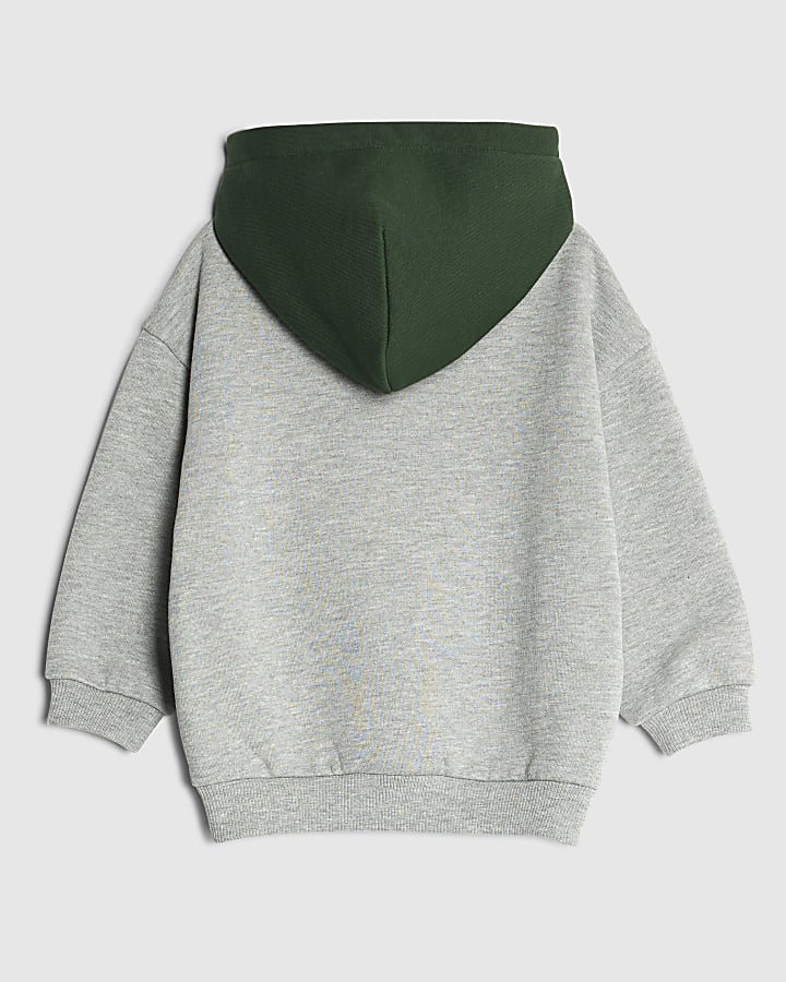 Mini Boys Grey Penrose Hoodie