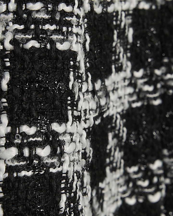 Mini Girl Black Velvet Bow Boucle Dress