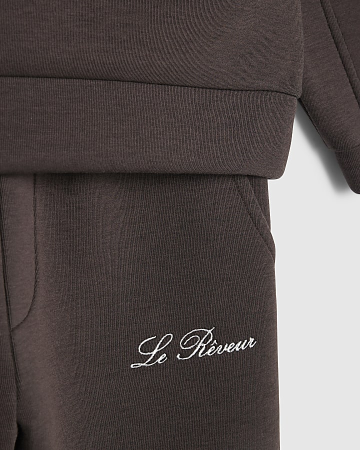 Boys Brown Sweatshirt And Joggers Set
