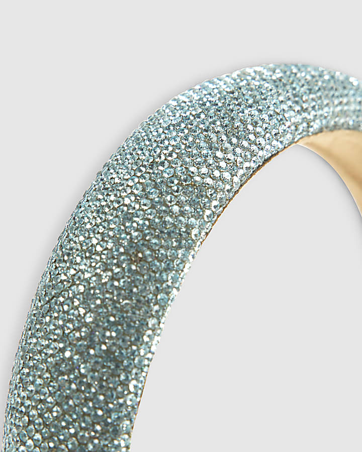 Girls Blue Crystal Headband