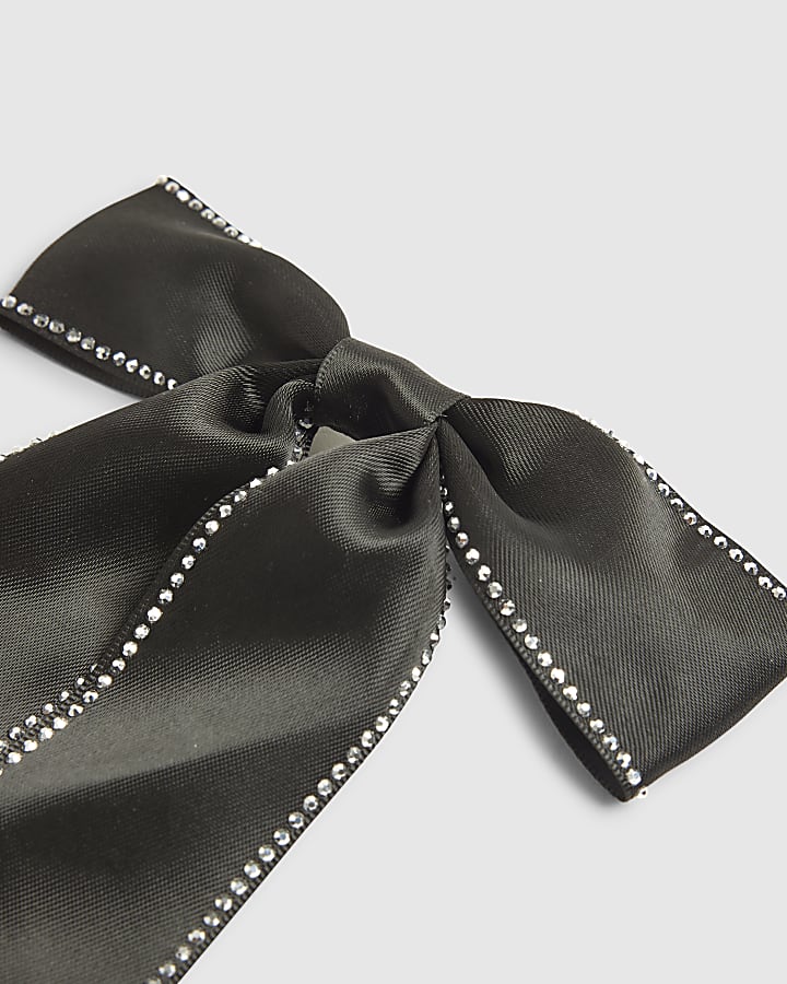 Black Crystal Edge Bow