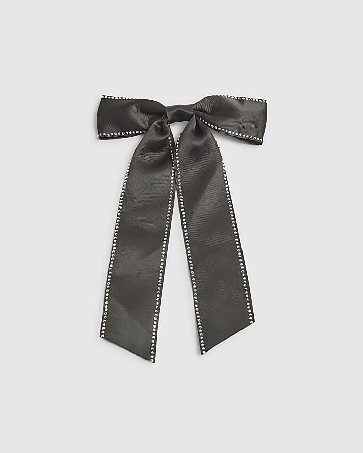 Black Crystal Edge Bow